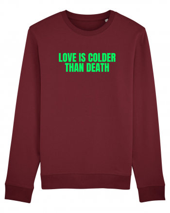 love is colder than death Burgundy