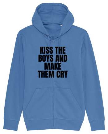 kiss the boys and make them cry Bright Blue