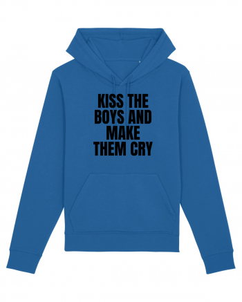 kiss the boys and make them cry Royal Blue