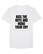 kiss the boys and make them cry Tricou mânecă scurtă guler larg Bărbat Skater