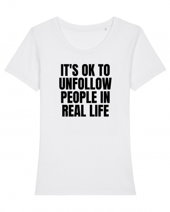 it s ok to unfollow people in real life White