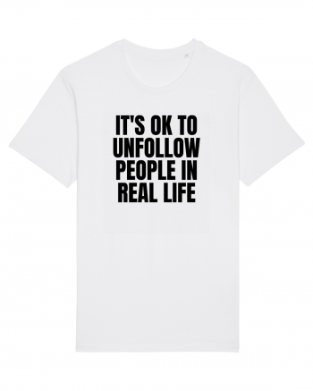 it s ok to unfollow people in real life White