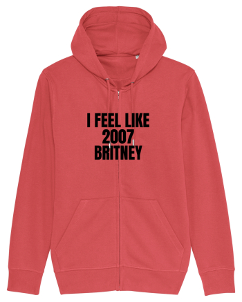 i feel like 2007 britney Carmine Red