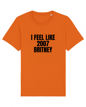 i feel like 2007 britney Bright Orange