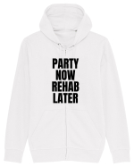 party now rehab later Hanorac cu fermoar Unisex Connector