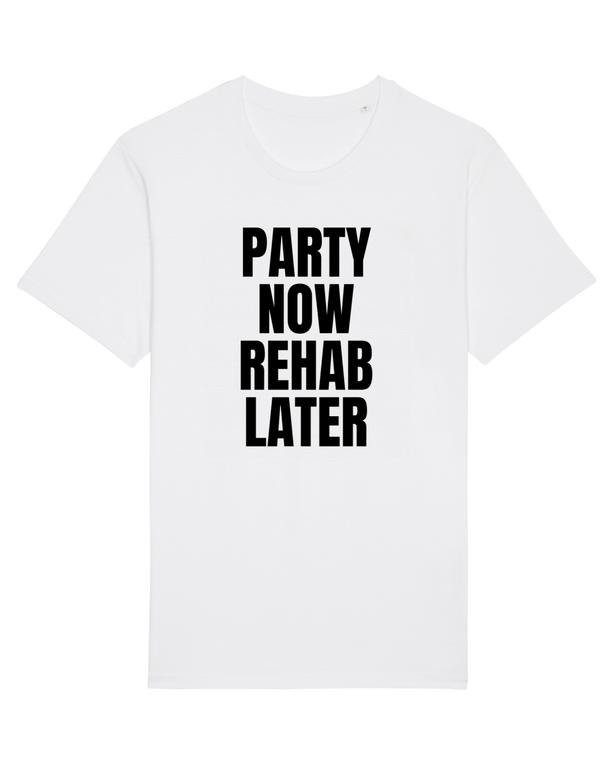 Tricou mânecă scurtă Unisex Rocker White