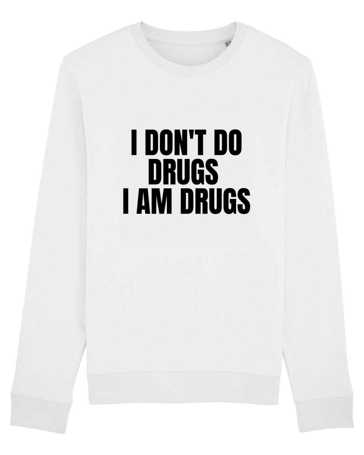 Bluză mânecă lungă Unisex Rise White