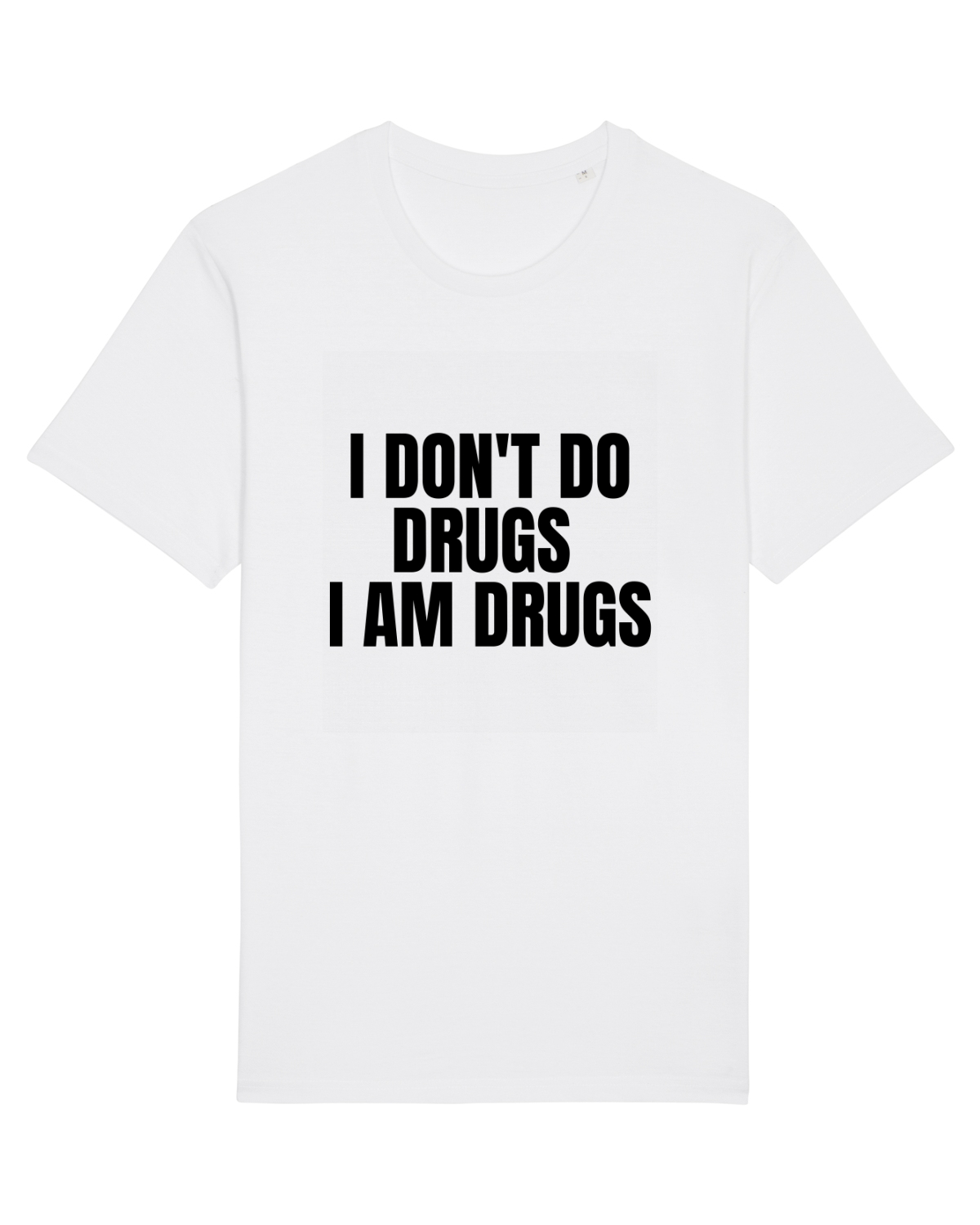 Tricou mânecă scurtă Unisex Rocker White