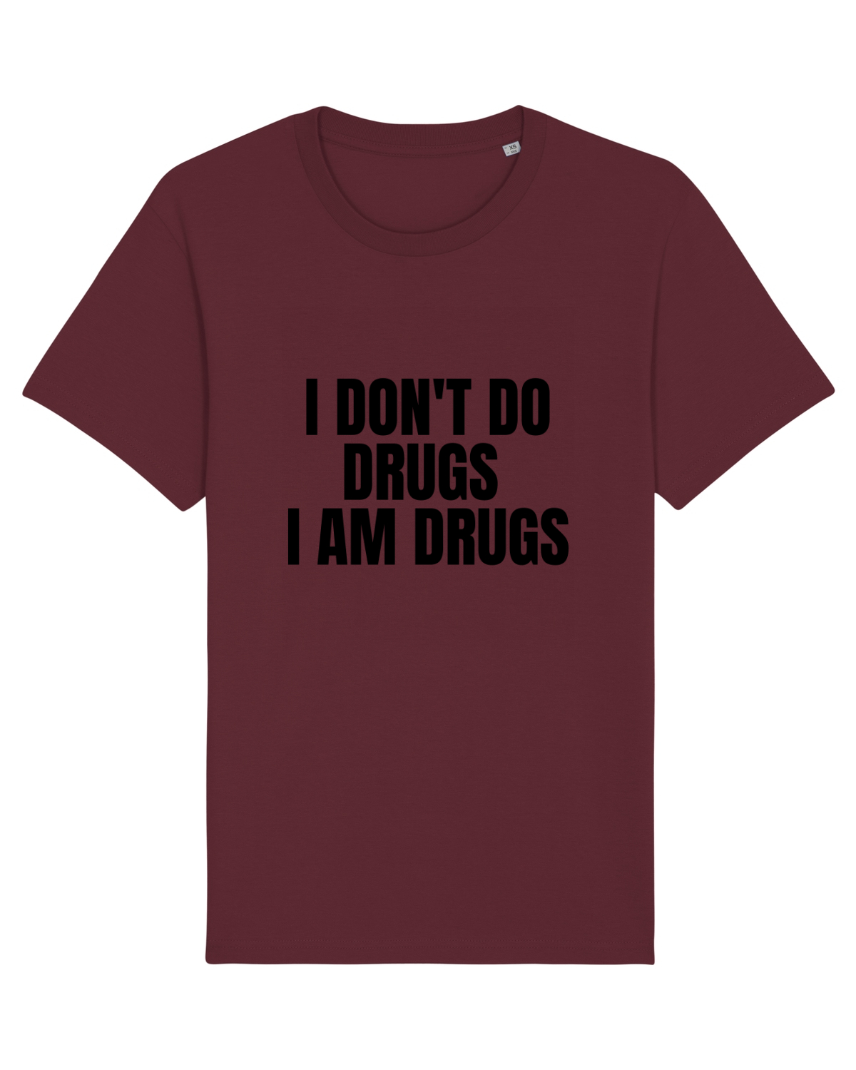 Tricou mânecă scurtă Unisex Rocker Burgundy
