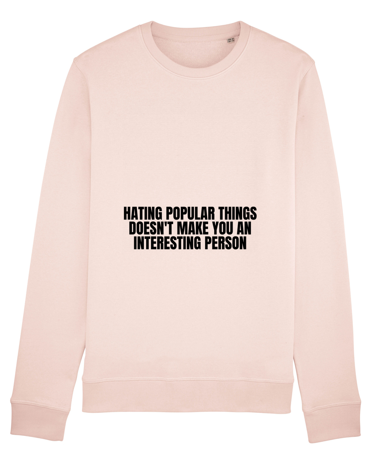 Bluză mânecă lungă Unisex Rise Candy Pink
