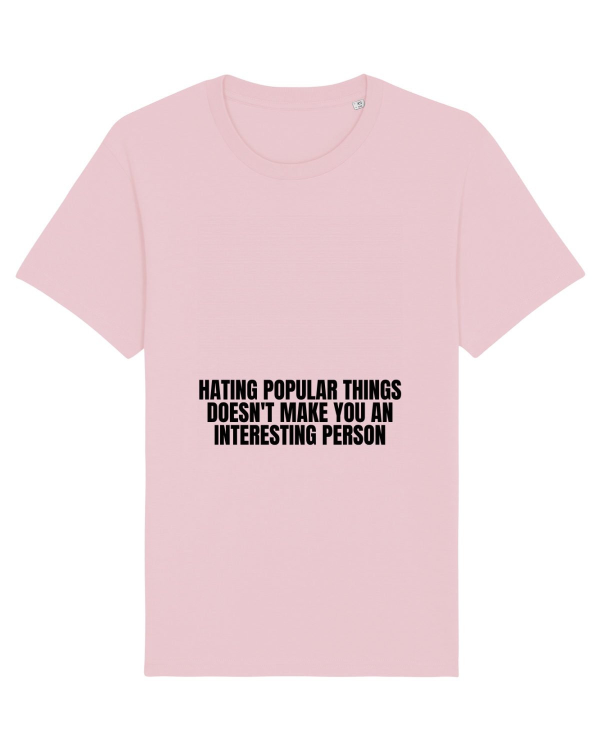 Tricou mânecă scurtă Unisex Rocker Cotton Pink