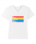 Love is Love Tricou mânecă scurtă guler V Bărbat Presenter