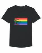 Love is Love Tricou mânecă scurtă guler larg Bărbat Skater