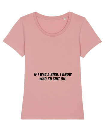 if i was a bird i know who i d shit on Canyon Pink