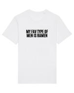 my fav type of men is ramen Tricou mânecă scurtă Unisex Rocker
