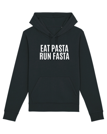 eat pasta run fasta Black