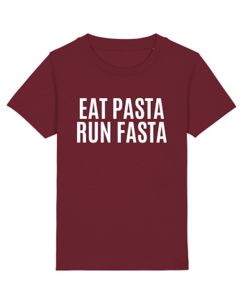 eat pasta run fasta Burgundy