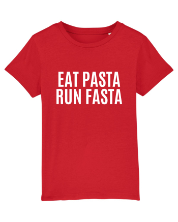 eat pasta run fasta Red
