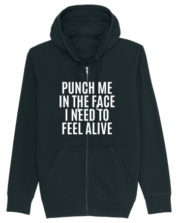 punch me in the face i need to feel alive Black