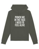 punch me in the face i need to feel alive Hanorac Unisex Drummer