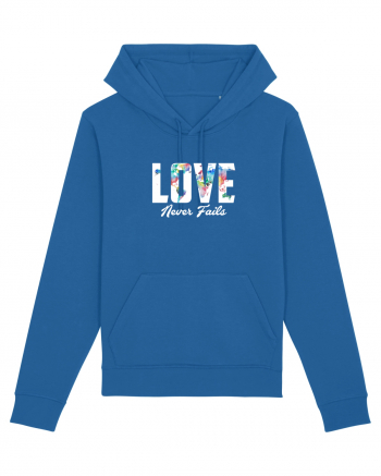 Love never fails Royal Blue