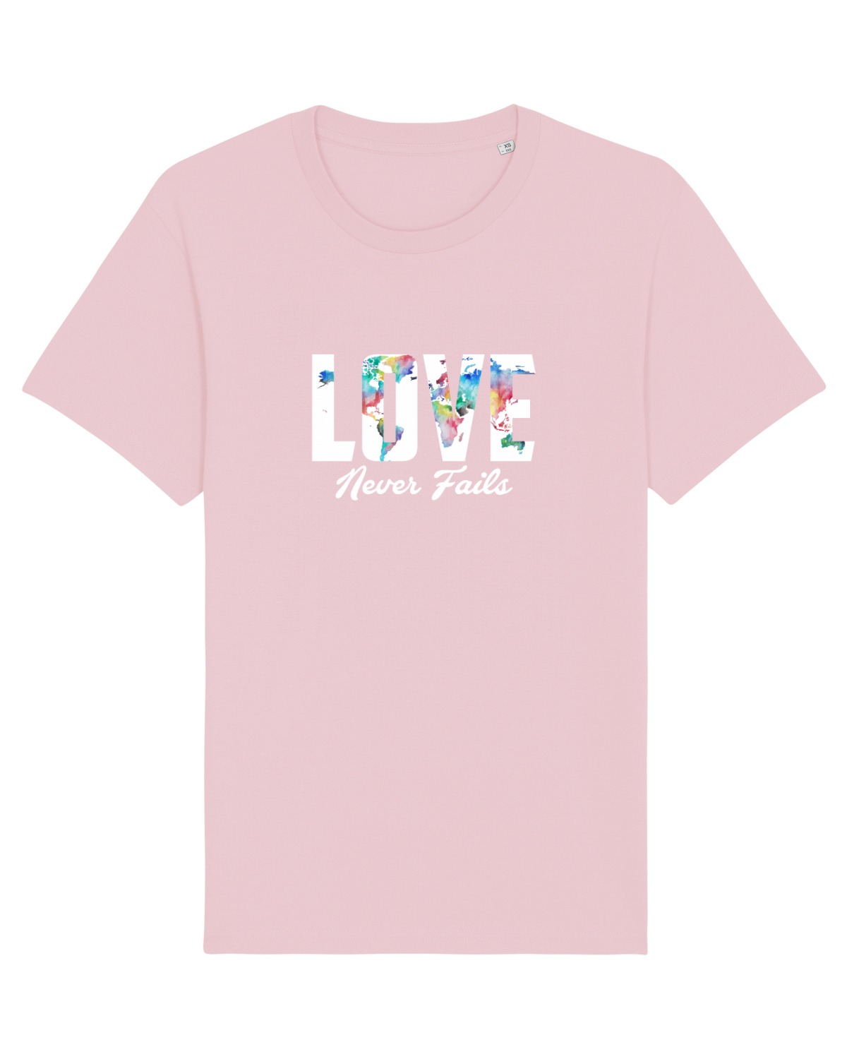 Tricou mânecă scurtă Unisex Rocker Cotton Pink