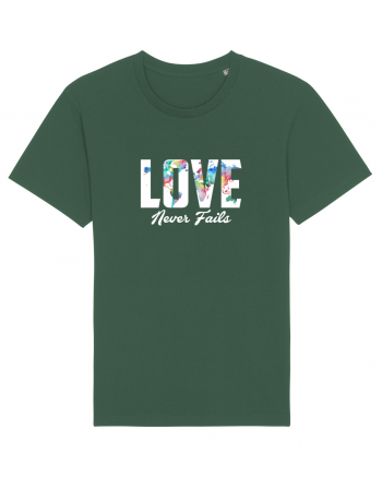 Love never fails Bottle Green