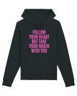 follow your heart but take your brain with you Hanorac Unisex Drummer