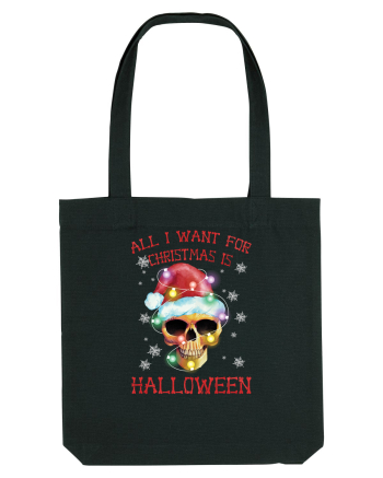All Want For Christmas Is Halloween Black