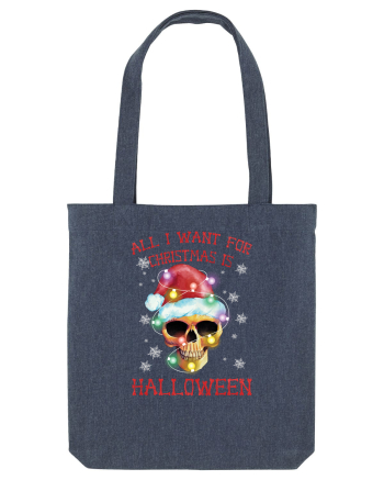 All Want For Christmas Is Halloween Midnight Blue