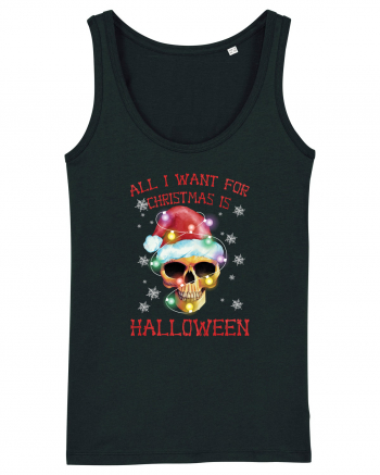 All Want For Christmas Is Halloween Black