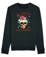 All Want For Christmas Is Halloween Bluză mânecă lungă Unisex Rise