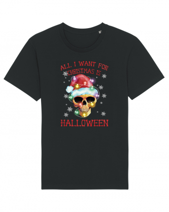 All Want For Christmas Is Halloween Black