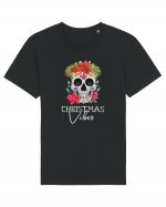 Christmas Vibes Skeleton Skull Tricou mânecă scurtă Unisex Rocker