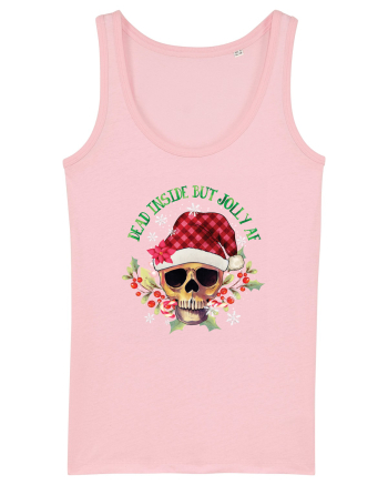 Dead Inside But Jolly AF Cotton Pink