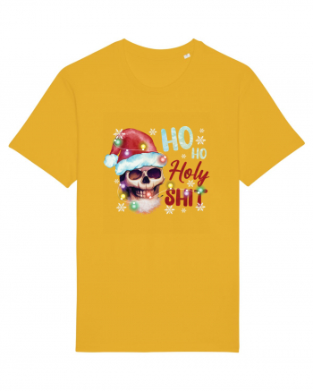 Ho Ho Holy Shit Skeleton Skull Christmas Spectra Yellow