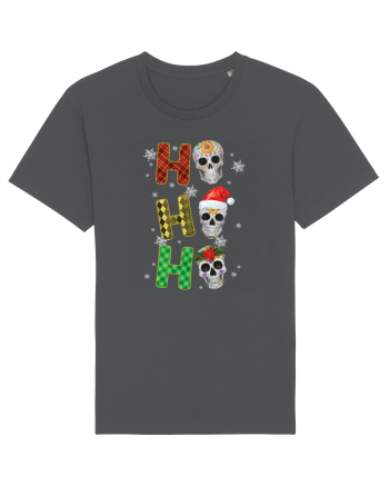 Ho-Ho-Ho Christmas Skulls Anthracite