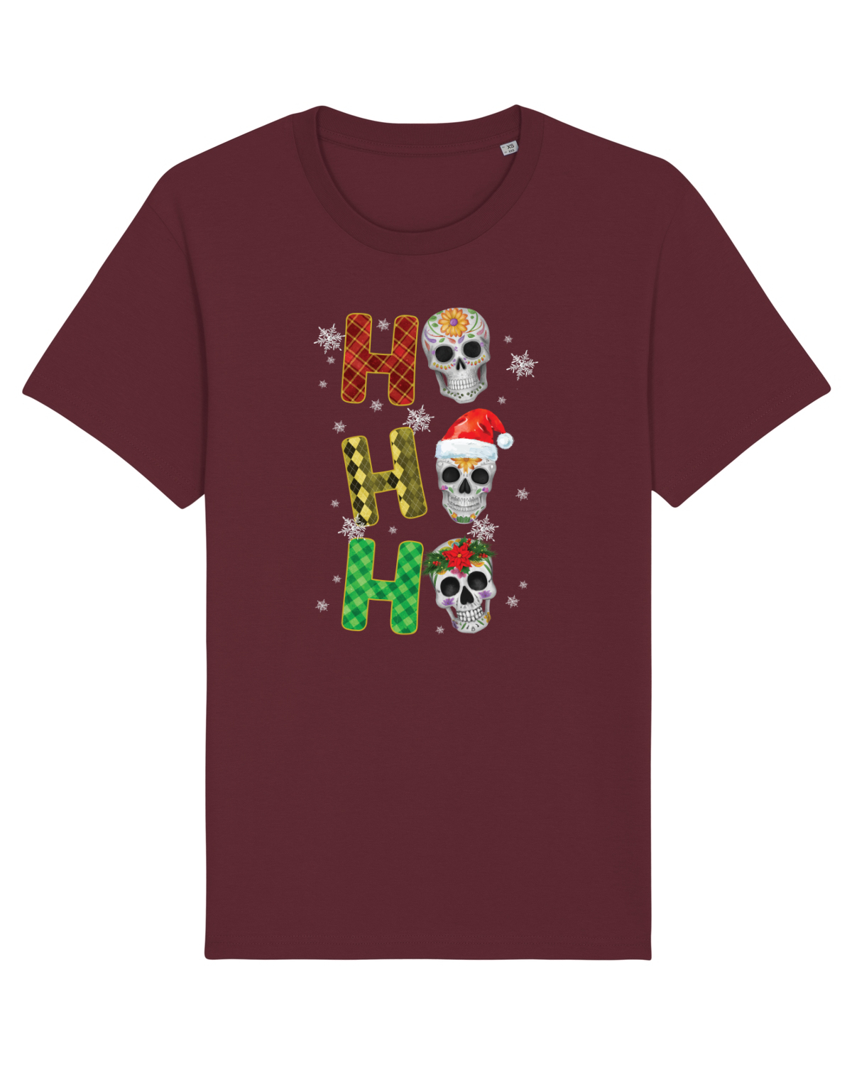 Tricou mânecă scurtă Unisex Rocker Burgundy