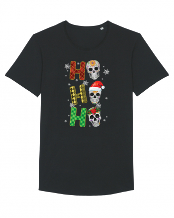 Ho-Ho-Ho Christmas Skulls Black