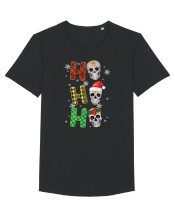 Ho-Ho-Ho Christmas Skulls Black