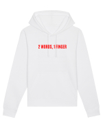 2 words 1 finger Hanorac Unisex Drummer