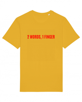 2 words 1 finger Spectra Yellow