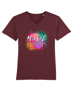 MADE Tricou mânecă scurtă guler V Bărbat Presenter