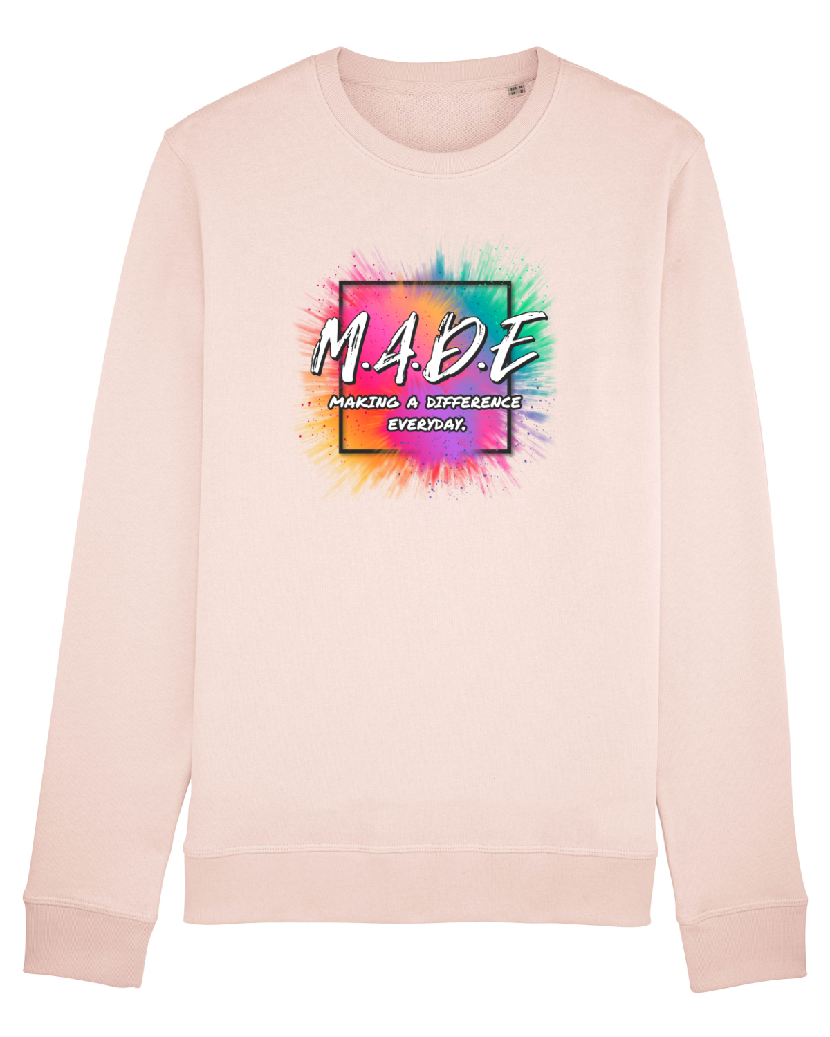 Bluză mânecă lungă Unisex Rise Candy Pink