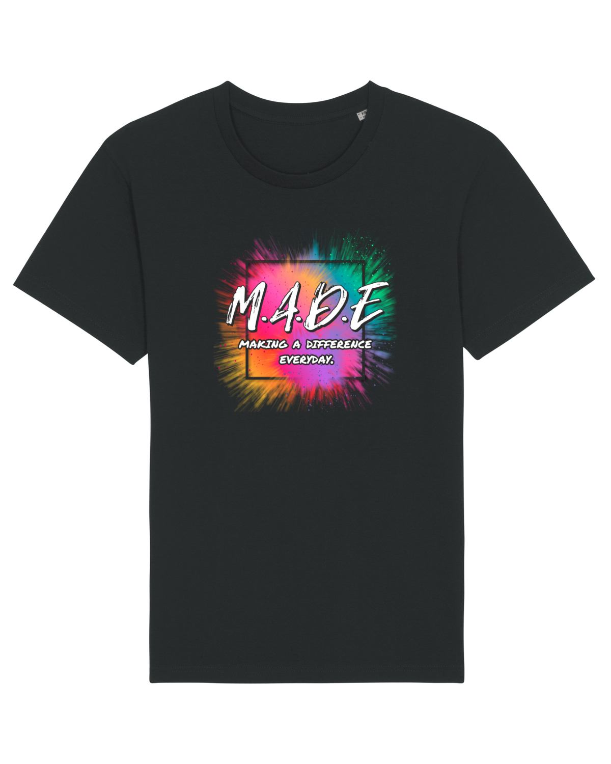 Tricou mânecă scurtă Unisex Rocker Black