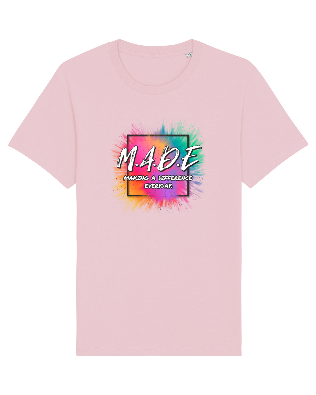 Tricou mânecă scurtă Unisex Rocker Cotton Pink