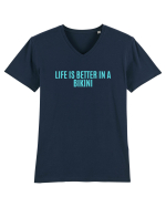 life is better in a bikini Tricou mânecă scurtă guler V Bărbat Presenter