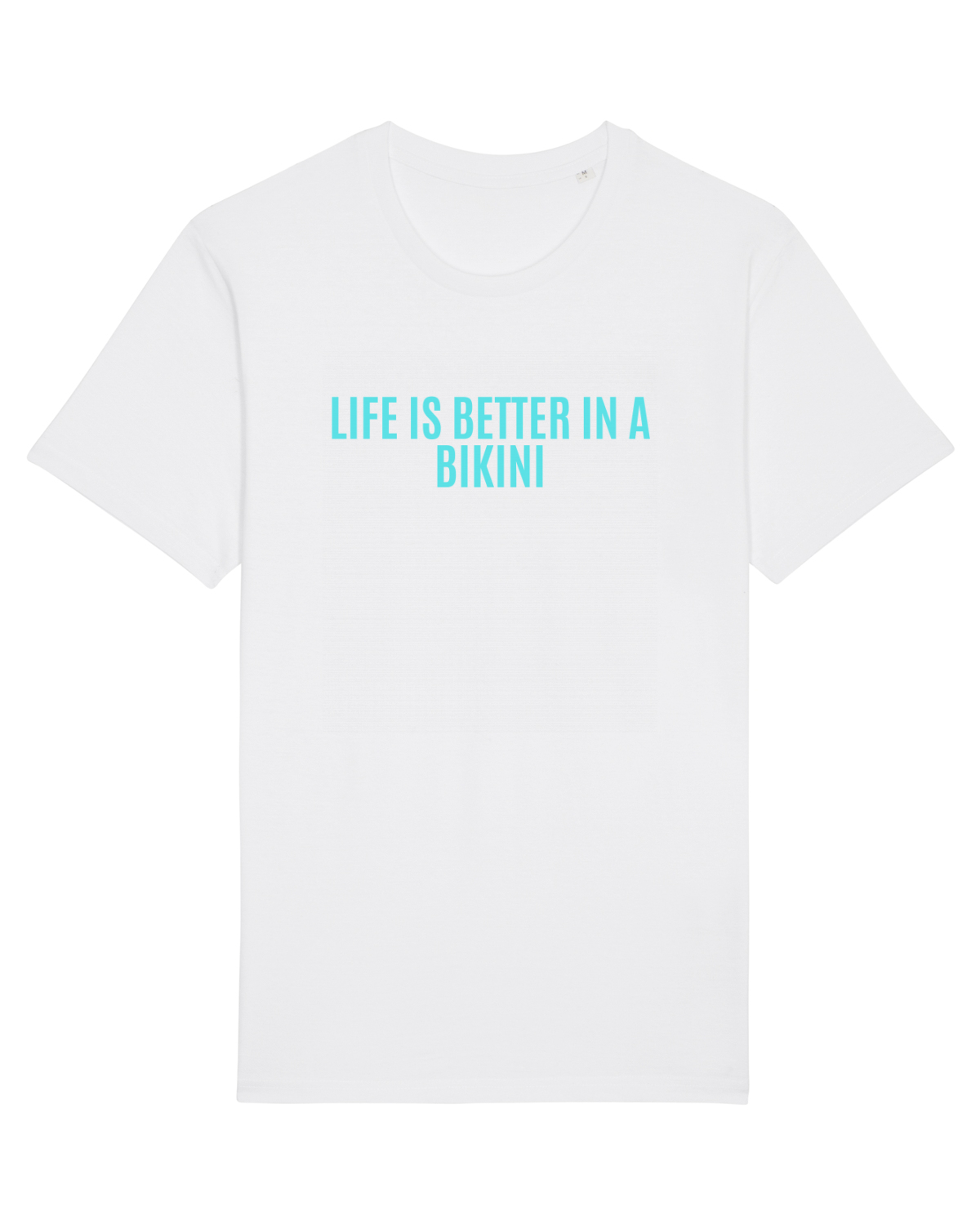 Tricou mânecă scurtă Unisex Rocker White