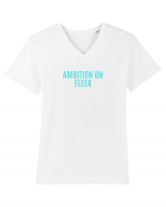 ambition on fleek Tricou mânecă scurtă guler V Bărbat Presenter