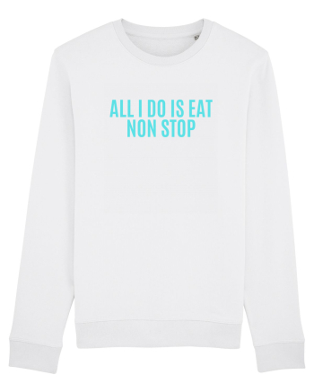 all i do is eat non stop White